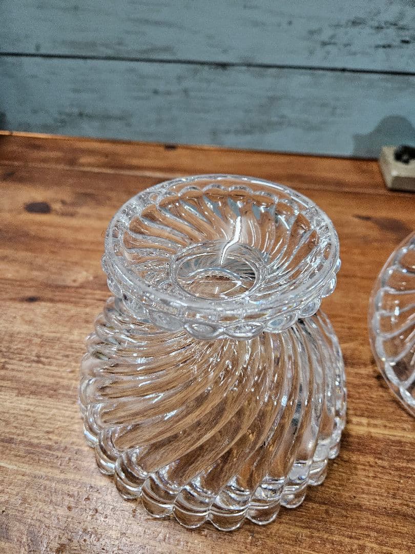 美品☆オールドバカラ BACCARAT バンブー ボンボニエール 蓋付き ポット