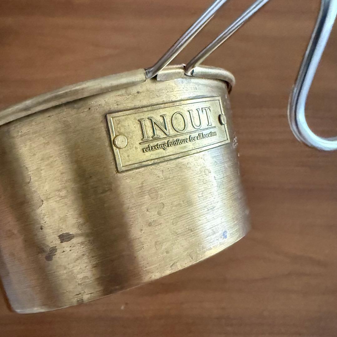 INOUT シェラカップ ステンレス 真鍮 ディッシュ シェラカップ セット