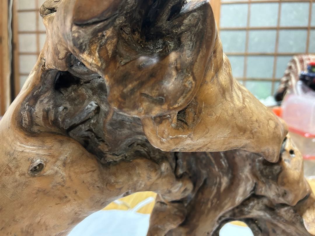 流木 アート作品 約1m置物 インテリア　木の根