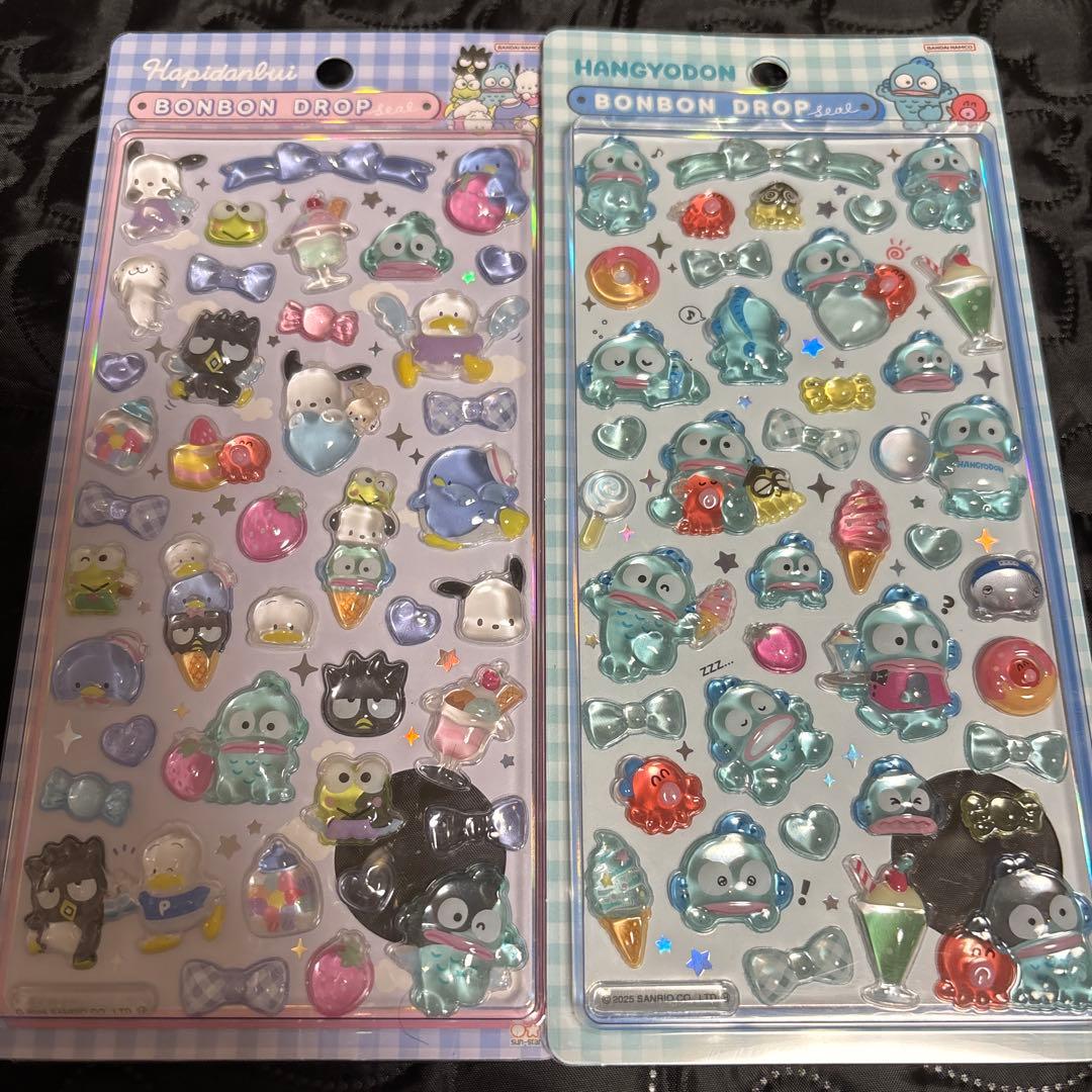 正規品　サンリオ　ボンボンドロップシール　第二弾　8種