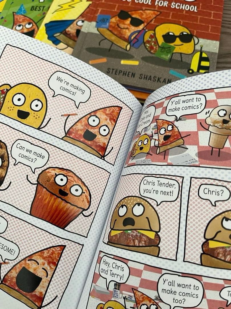 Pizza and Taco 全9巻セット comic book 英語　知育