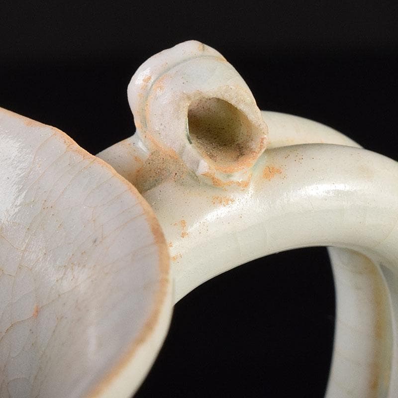 中国　影青　青白磁　花文　水注瓶　C　6980