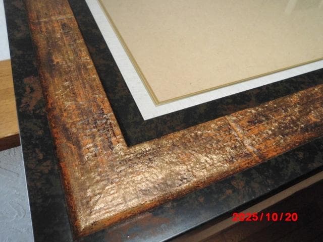 □ 木製デザイン額縁/F6号/E □