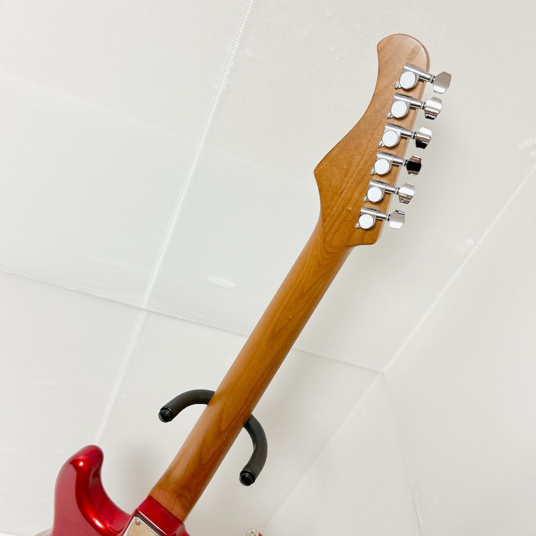 美品 Bacchus バッカス BST-2-RSM ストラト SSH レッド