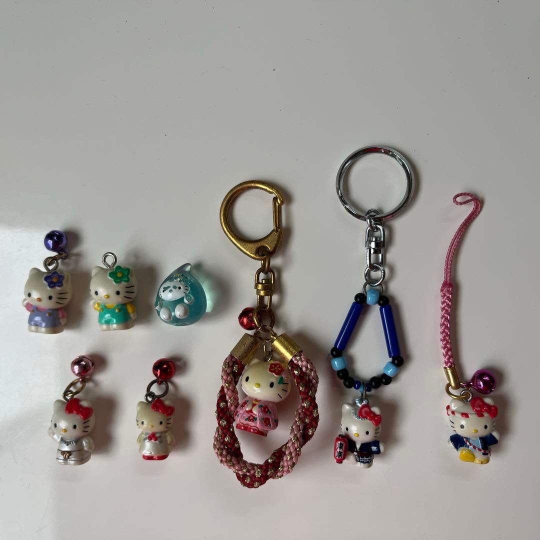 ★節分セール！2026/2/3 24:00まで！【キティちゃん】根付／キーホルダ