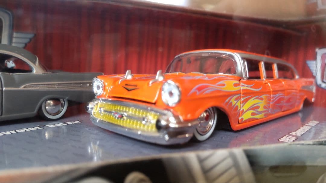 M2machines 1957 Chevrolet Bel Air 3台セット