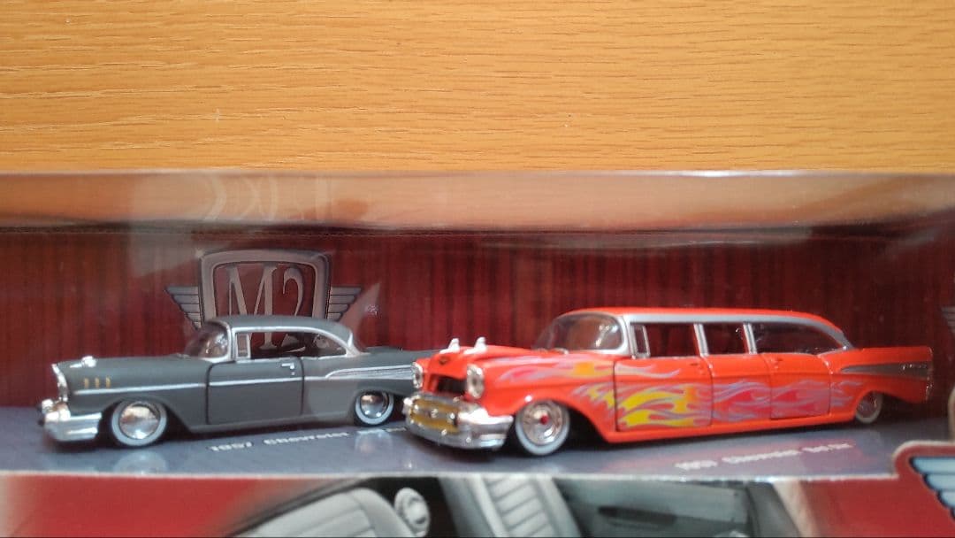 M2machines 1957 Chevrolet Bel Air 3台セット