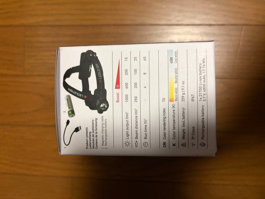 新品　未使用　LEDLENSER h7r core レッドレンザー