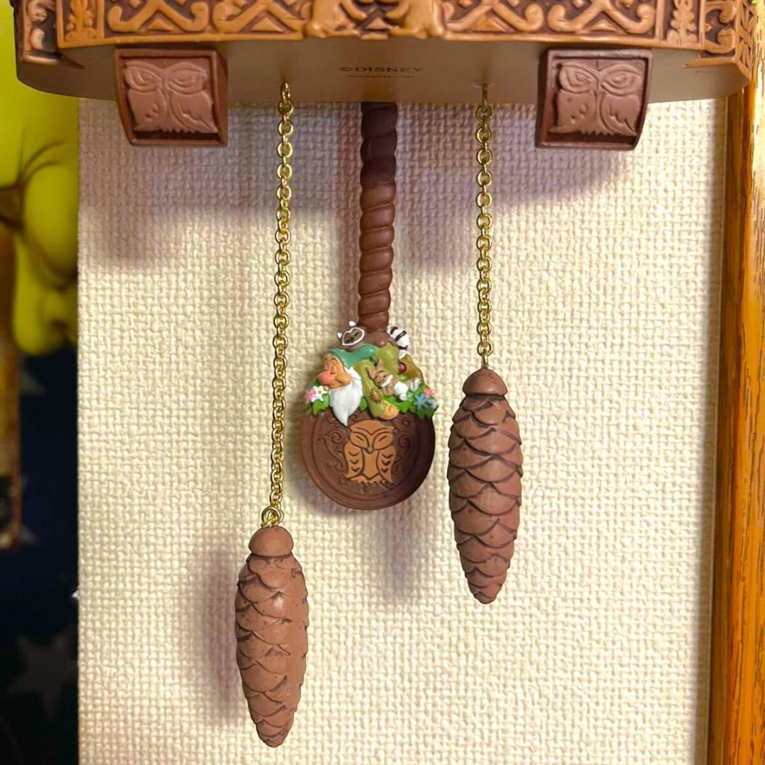 白雪姫  White 七人の小人 壁掛け時計 鳩時計 振り子 ドーピー