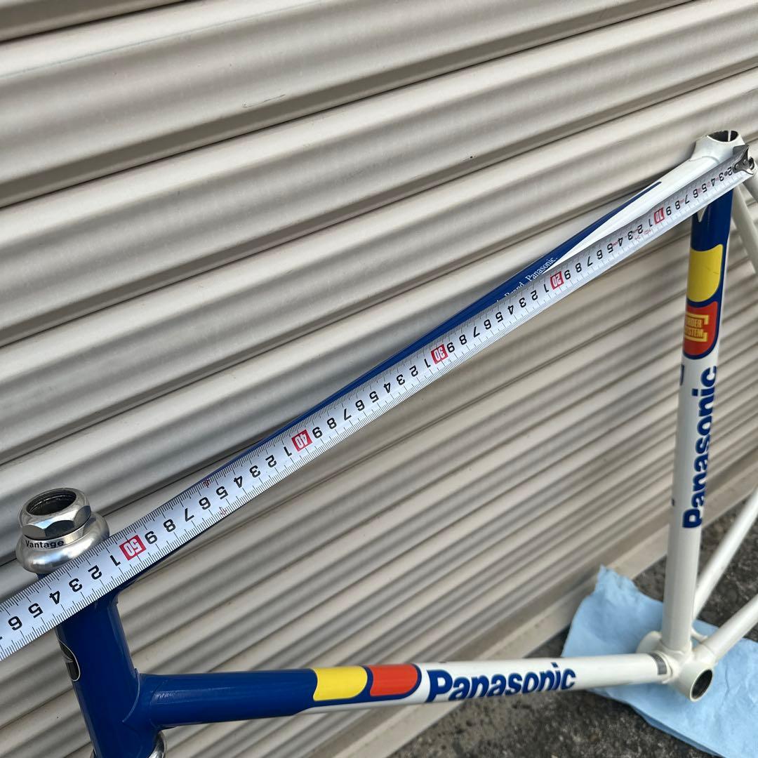 Panasonic レーサーカラー　ピストバイク　フレームセット　njs