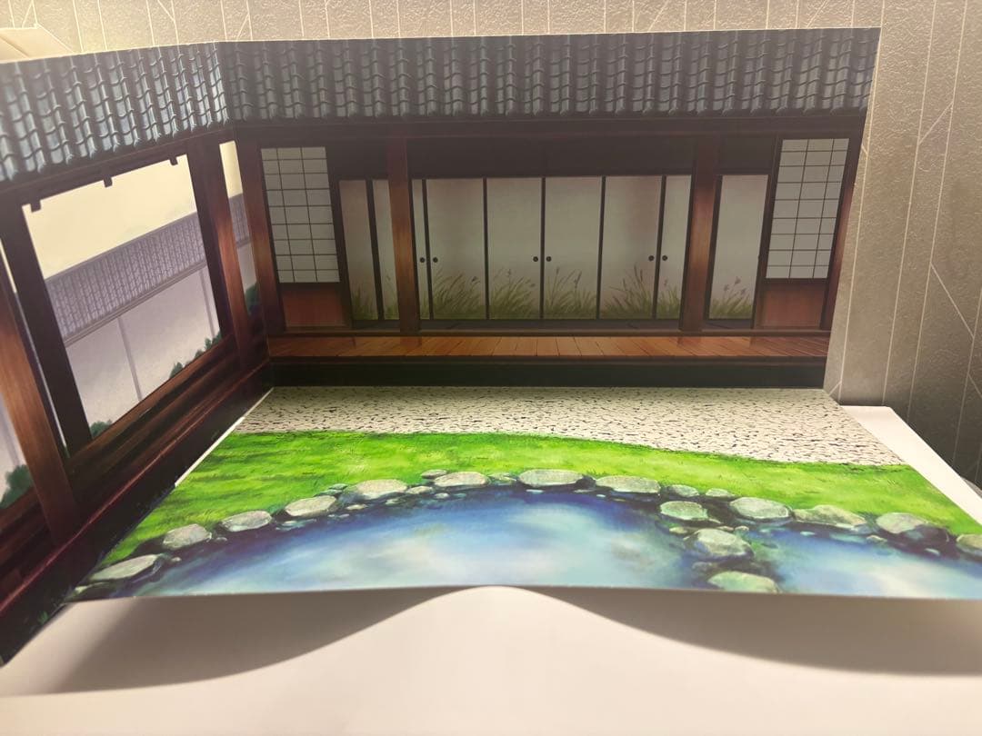 鬼滅の刃 中国限定 梅雨 フィギュア 3点セット 炭治郎 伊之助 天元 背景付き