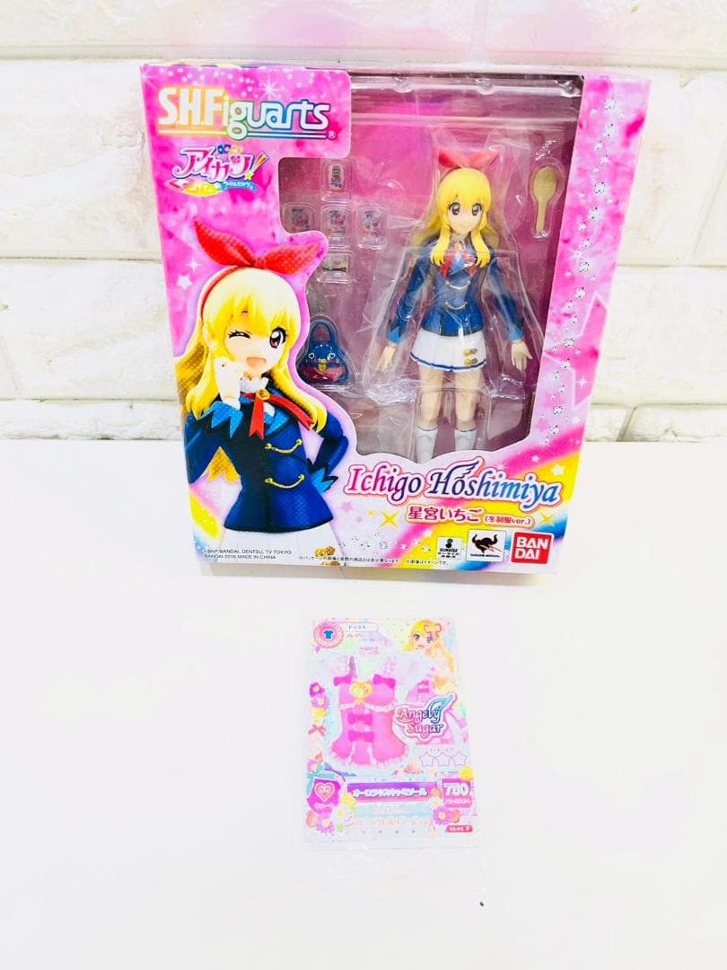 219Z アイカツ! 星宮いちご キュアロゼッタ フィギュア 2体+カードおまけ