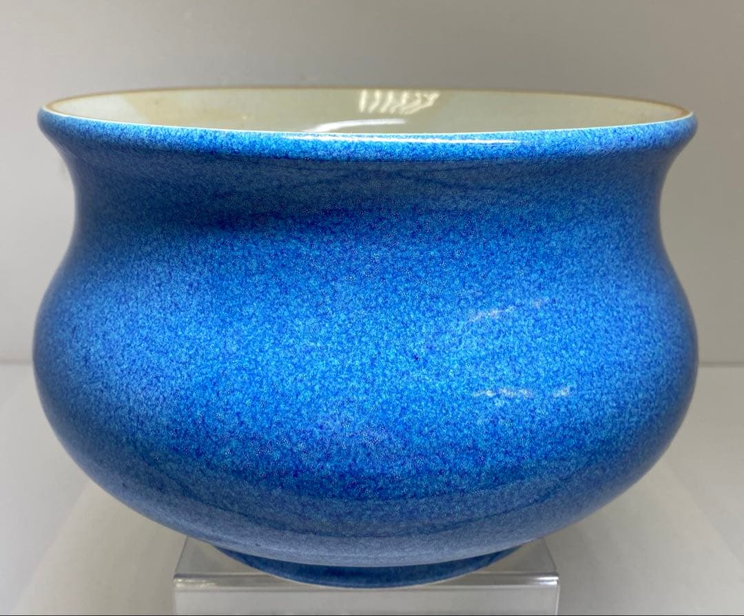 中国清時代　呂均窯大鉢　口径20.5㎝　東Y7-0228☆2Fタルサ