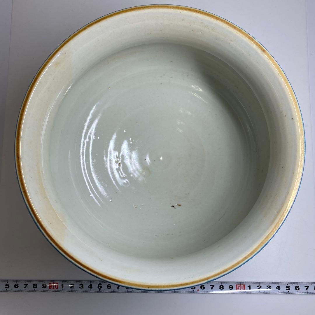 中国清時代　呂均窯大鉢　口径20.5㎝　東Y7-0228☆2Fタルサ