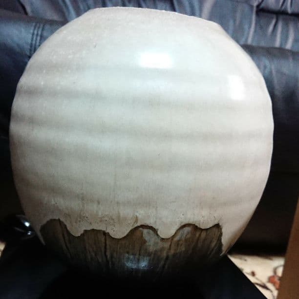 吉賀将夫 氏造 萩焼 花瓶 時代