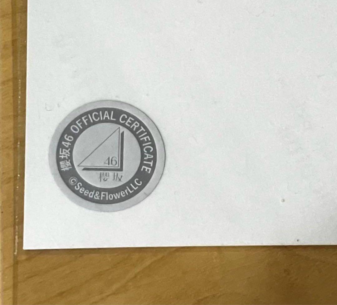 櫻坂46村井優 直筆サイン入り生写真 「Start Over」ジャケット写真衣装