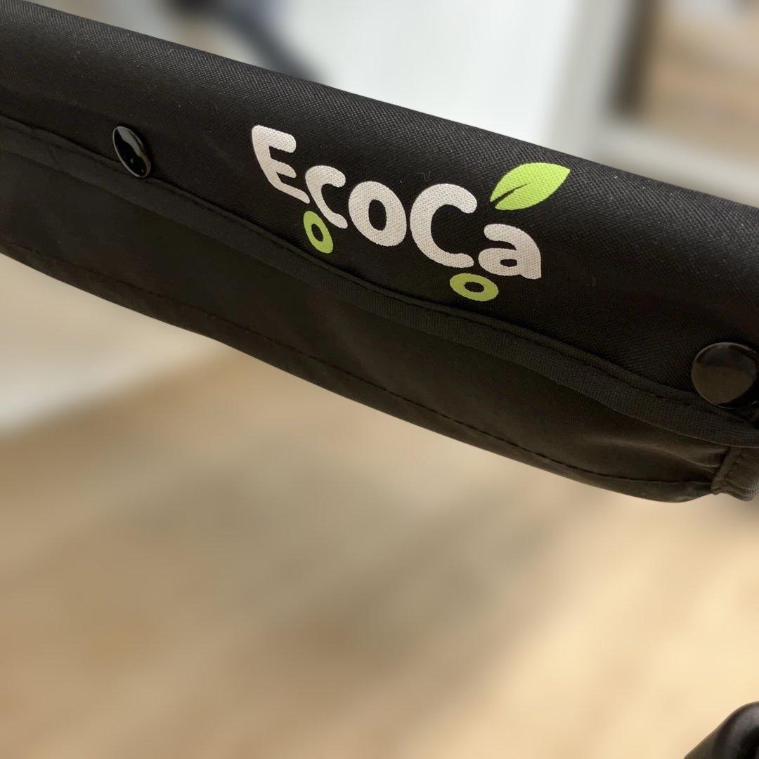 EcoCa 折りたたみ式ショッピングカート ブラック