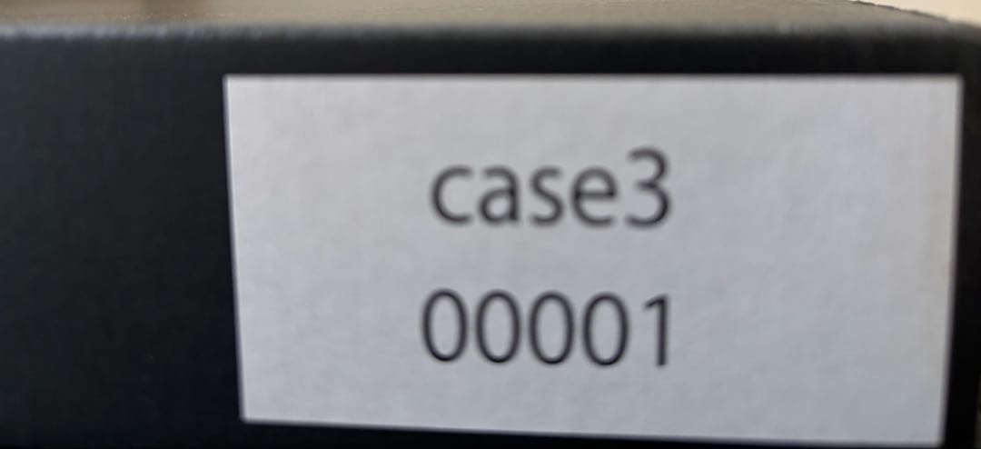 ［NO1］シリアルナンバー01 白昼夢の青写真メタライズアートCASE-3