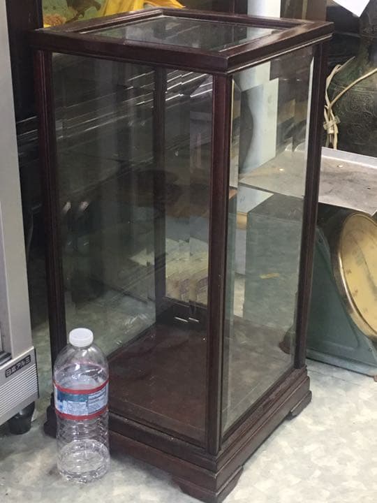 特殊ガラスケース 紫檀ガラスケース