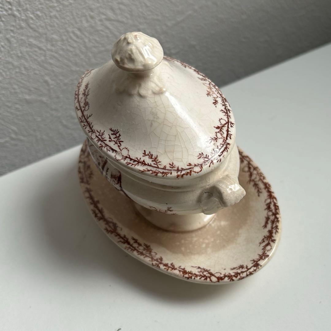 フランスアンティーク　クレイユモントローSYLVAミモザシリーズ　ムタディエ