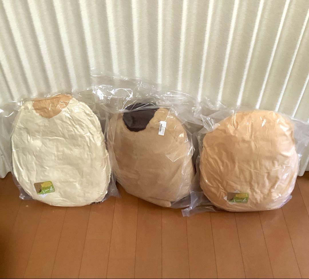 マーモットのもっとっとモア　ウルトラBIGぬいぐるみ　３種コンプリート