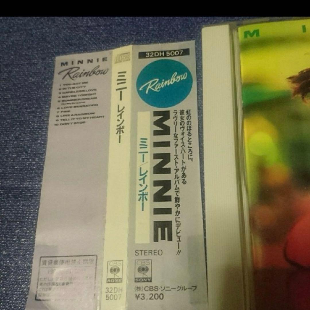 ミニー　MINNIE .RAINBOW レインボー　初盤 3200円帯 邦楽CD
