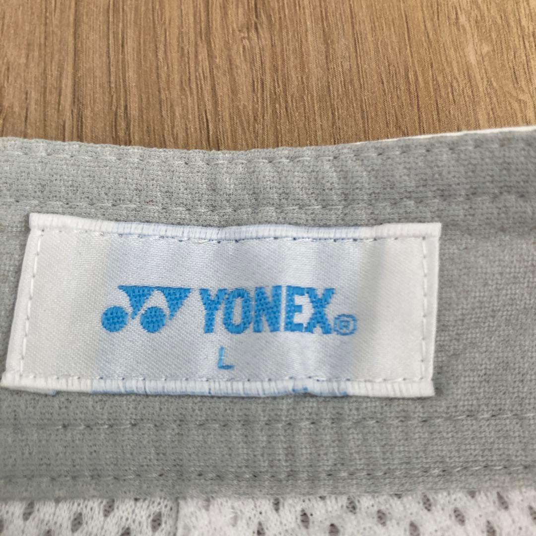 ★浅越しのぶ直筆サイン入YONEX タンクトップ・ショートパンツホワイトＬサイズ