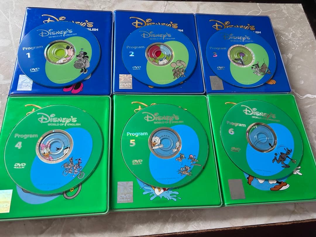 ディズニー英語システム　DWE レッスン用DVD12枚　CD34枚