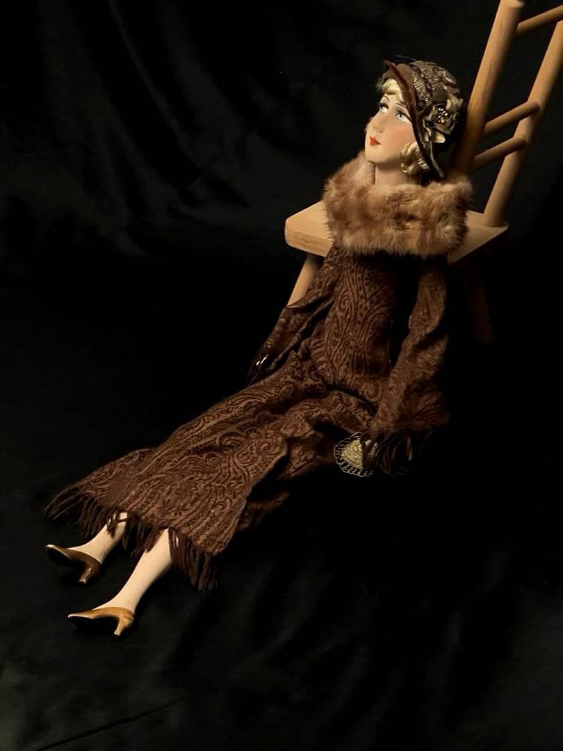 ブドワールドール　アンティークドール サロンドール　アールデコ　入手困難