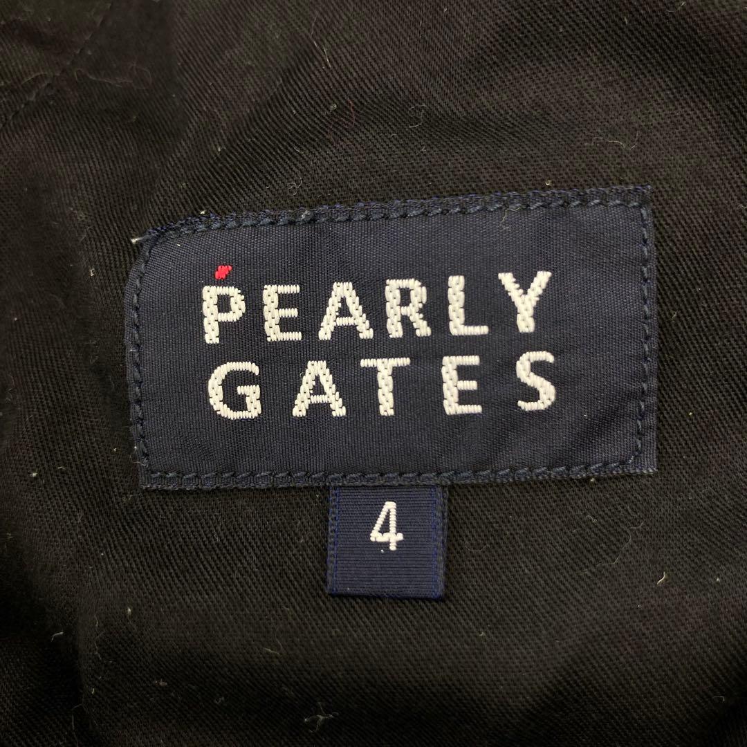 PEARLY GATES ゴルフパンツ 刺繍 サイズ4 カーキ ストレッチ