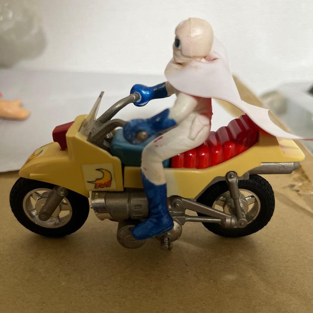 ⚠️レア　月光仮面　ムーンライト号　ロビン　1970年　当時物　ダイヤ合金