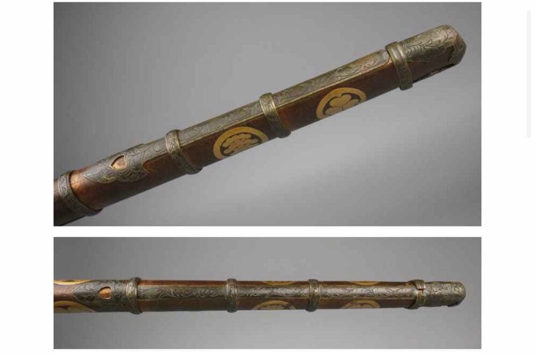 大名家伝来品 糸巻陣太刀拵 徳川家家紋