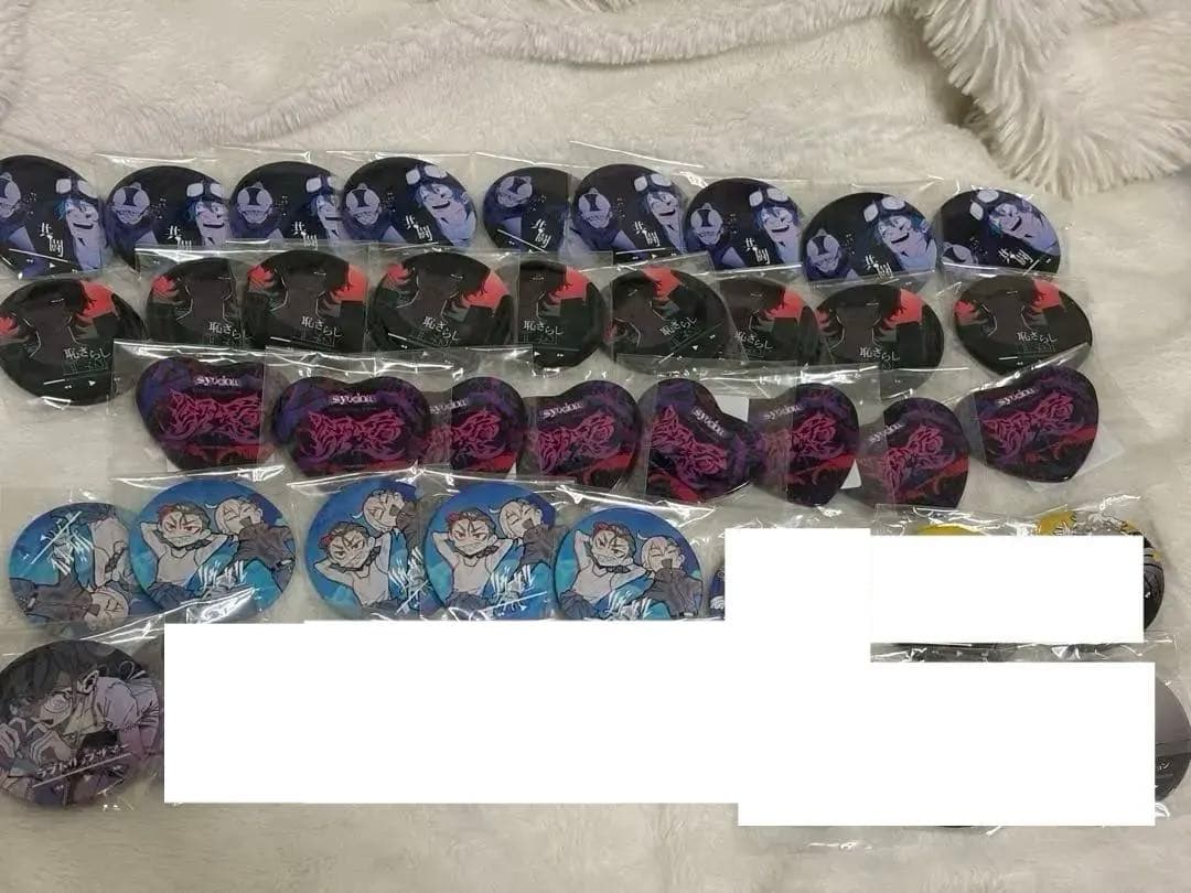 syudou 運否天賦 証明写真風ステッカー 溺愛 缶バッジ