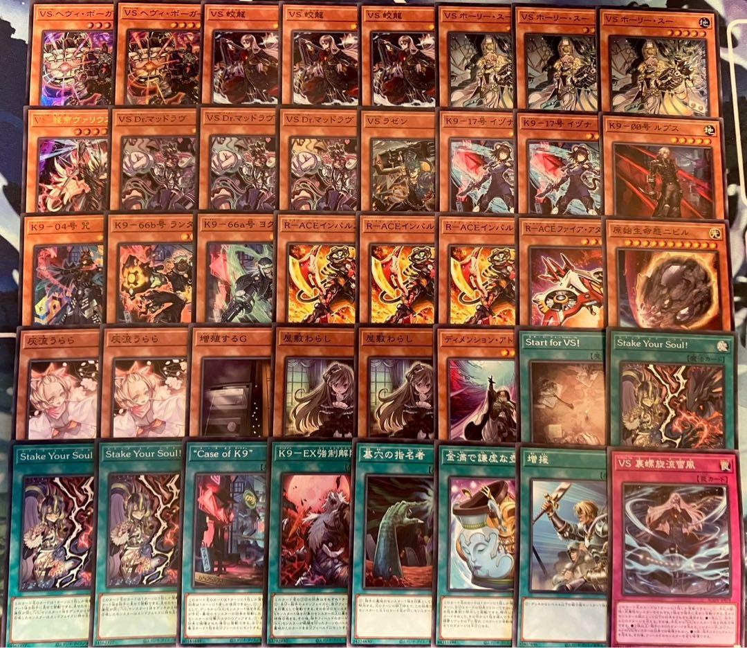 期間限定フォロワー様7%オフ　大会構築　K9VSデッキ　①