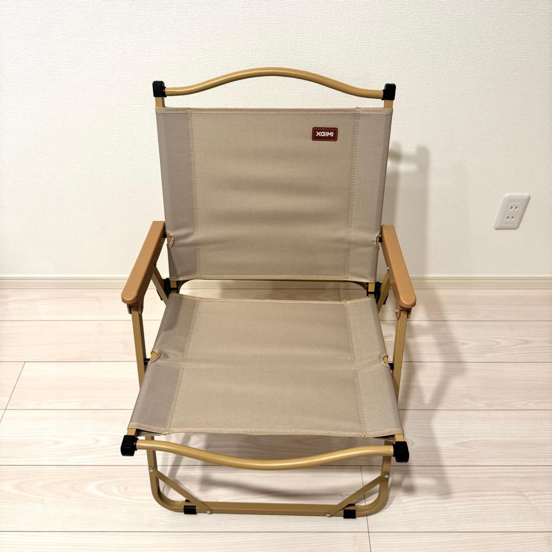 【新品】XGIMI 折りたたみ式　アウトドアチェア ベージュ