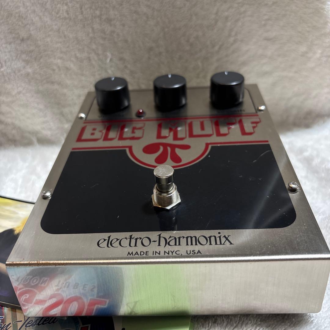 electro-harmonix bigmuff 箱、取説、ステッカー 変換付き