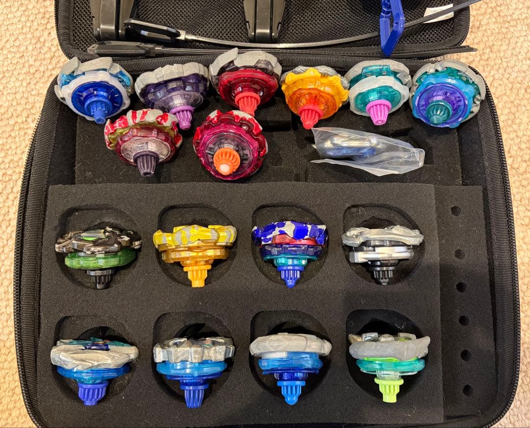 ベイブレードx 引退セット 純正ケース ベイバトルパス