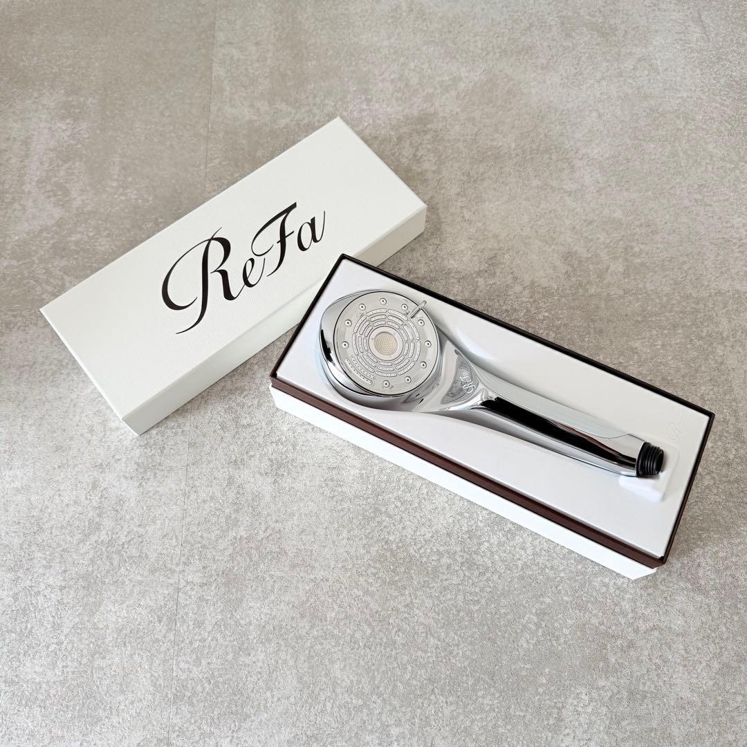 Refa ファインバブルU+ 止水モデル ホワイト シャワーヘッド