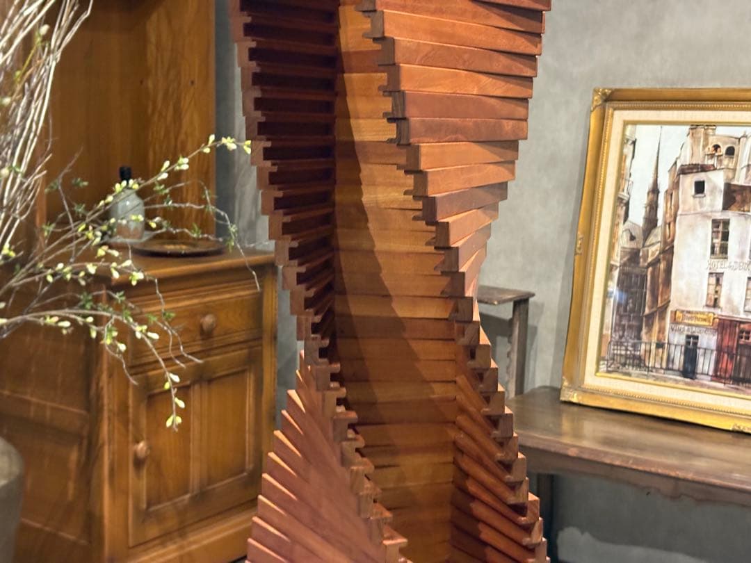 ② Jonny B 回転式CDラック　コレクションケース　ウォールナット　RZ