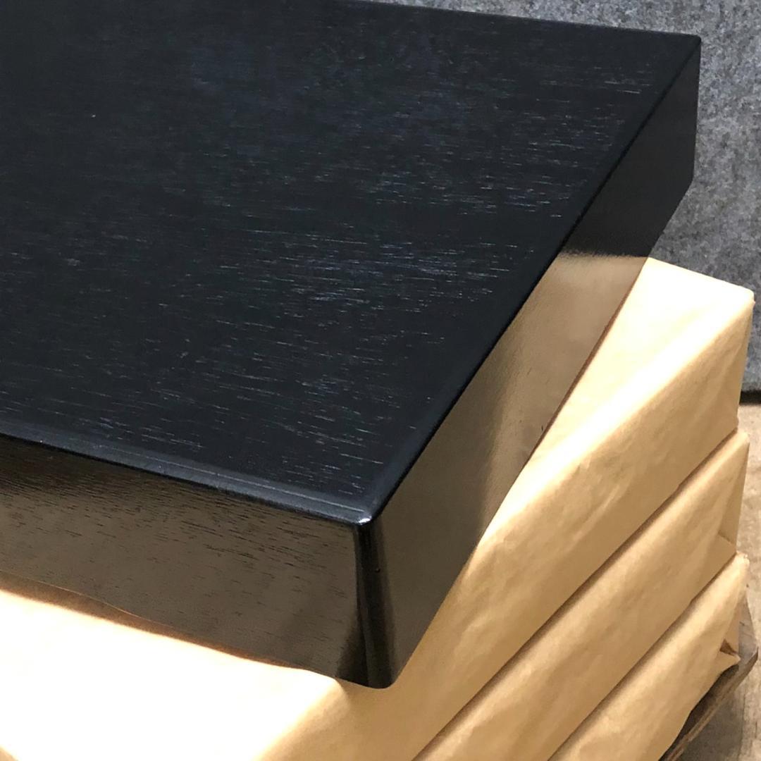 未使用　2尺衣装箱　黒天朱　60×40　4個