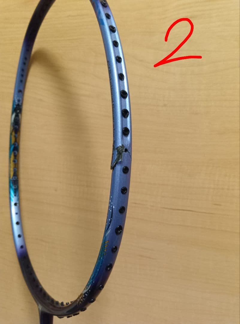 バドミントンラケット ジャンク4本セット Astrox77等 部品取り 修理