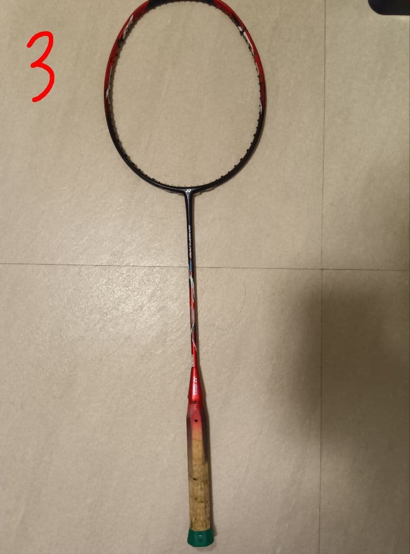 バドミントンラケット ジャンク4本セット Astrox77等 部品取り 修理