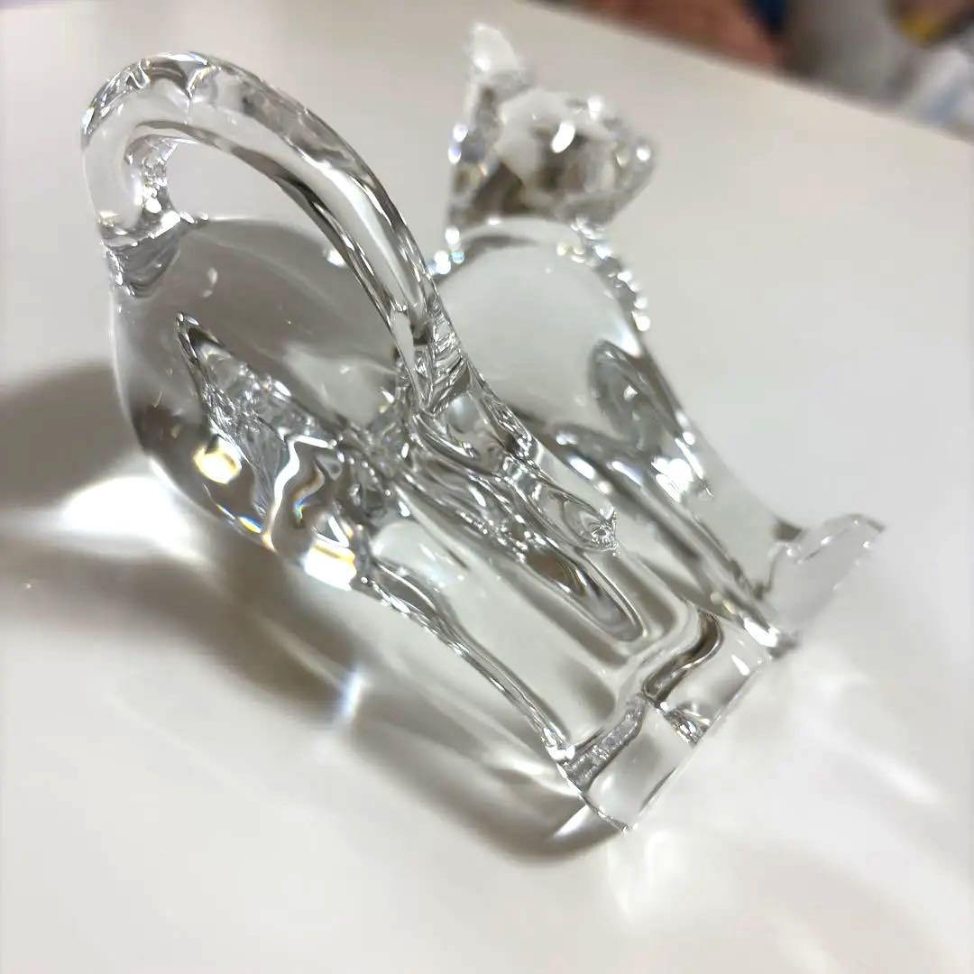 k*n様 バカラ クリスタル 猫