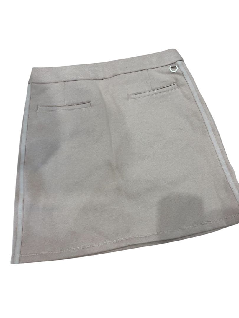 新品アディダス ゴルフ セットアップ ジャケット＆スカート Lサイズくすみピンク