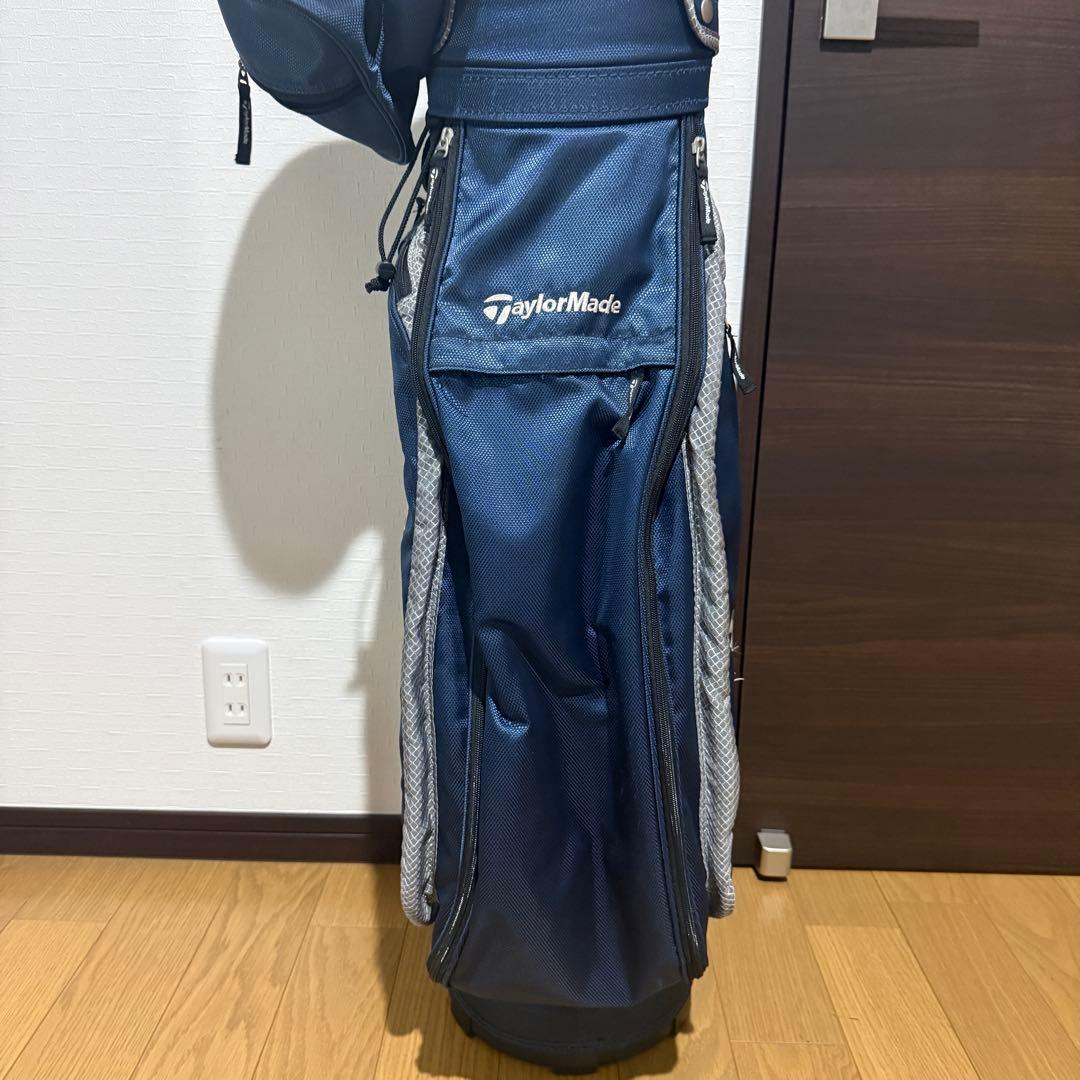 TaylorMade キャディバッグ ゴルフバッグ ネイビー