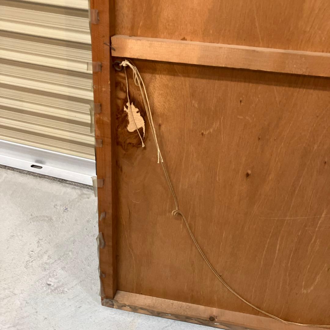 ヴィンテージ スティーブ・マックイーン 木製パネル 大型 FLOUR POWER