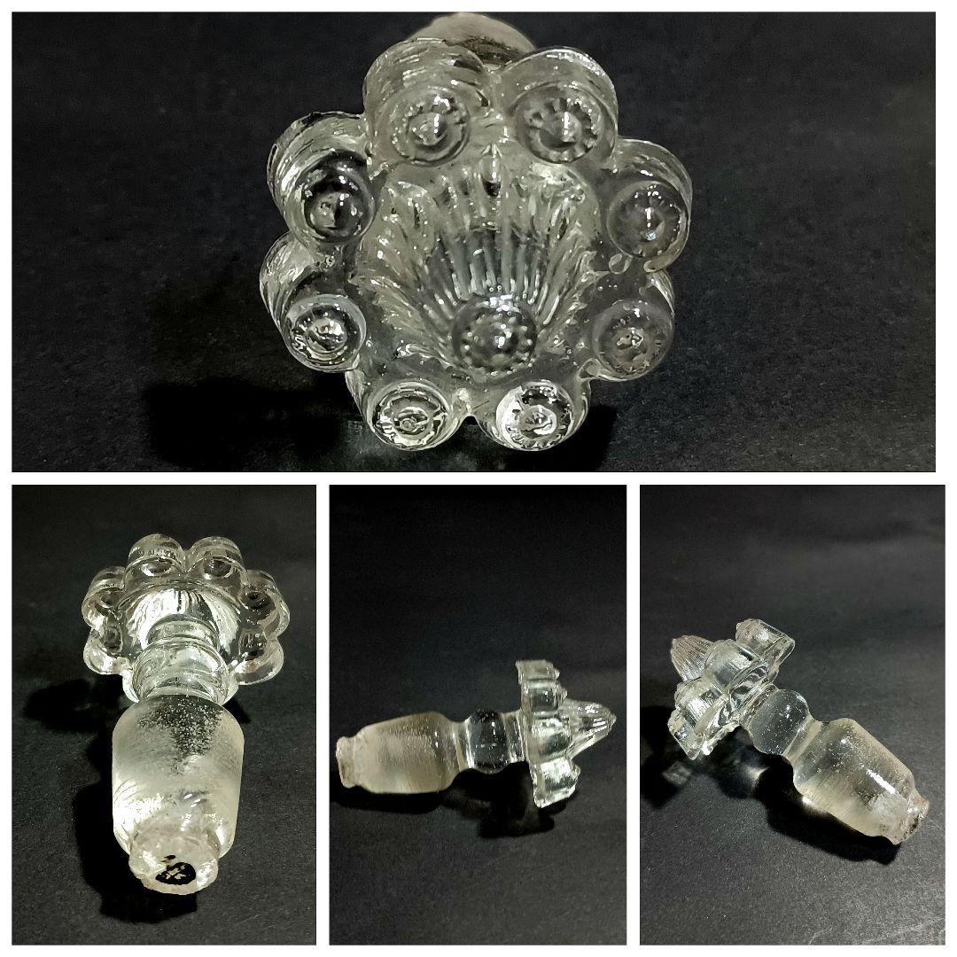 【希少】江戸ガラス デキャンタ 木箱付き アンティーク 時代ガラス