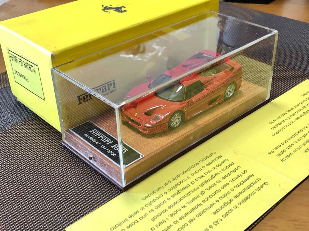 ☆絶版激レア！1/43 Ferrari F50レッド イデア BBR