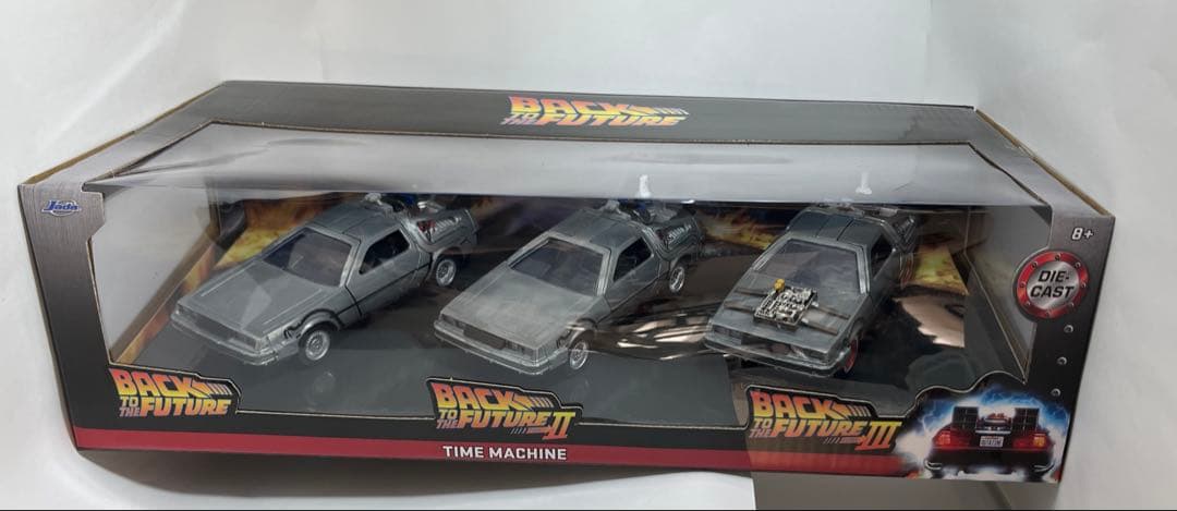 バックトゥザフューチャー デロリアン ミニカー 3台 ダイキャスト 1/32