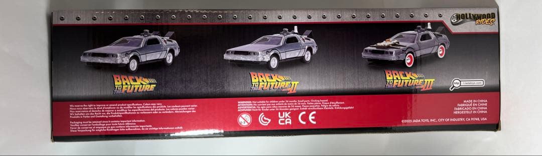 バックトゥザフューチャー デロリアン ミニカー 3台 ダイキャスト 1/32